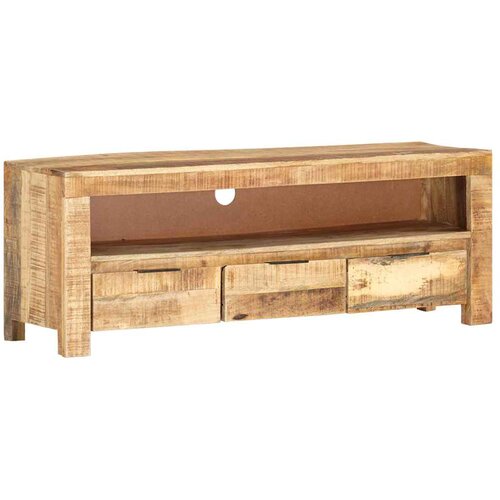  TV ormarić 110 x 30 x 40 cm od grubog drva manga Smeđa Slike