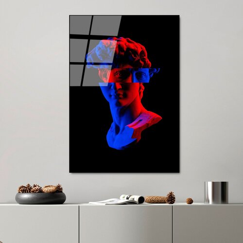 Wallity UV-205 70 x 100 Multicolor Decorative Tempered Glass Painting Cene