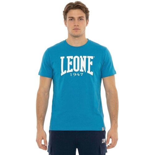 Leone 1947 Majice & Polo majice Man T-Shirt Short Sleeves Big Logo Modra Cene