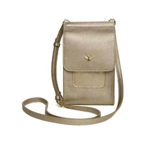 Fancy Metal Goods Ltd Alice Wheeler - Torba - Bloomsbury, Bronze, Crossbody phone Cene