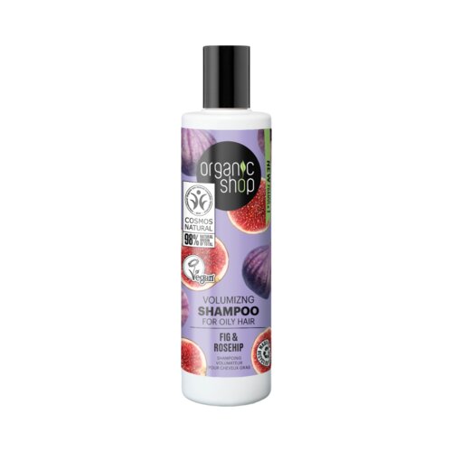 Organic Shop volumizing shampoo fig & rosehip - 280 ml Cene