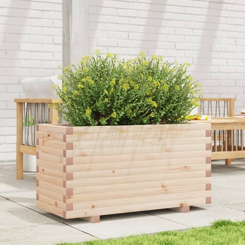  Vrtna sadilica 90 x 40 x 49,5 cm od masivne borovine Slike