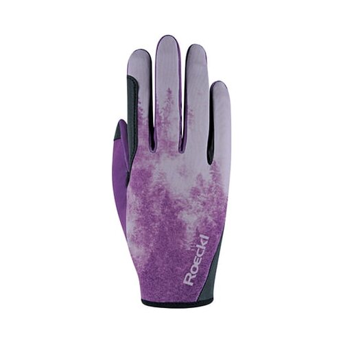 Roeckl Zimske jahalne rokavice WING, berry - 7,5 Slike
