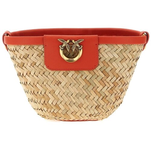 Pinko Torbe LOVE SUMMER BUCKET Oranžna Slike