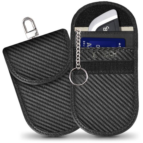 TECH-PROTECT RFID blokirajuća futrola za ključeve od automobila s držačem kartice - Carbon Fiber Cijene