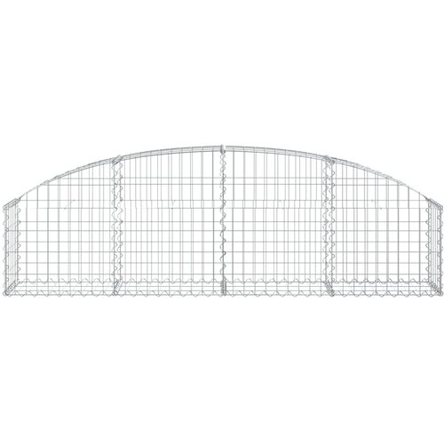  Gabionska ko&amp;scaron;ara s lukom 200 x 30 x 40/60 cm pocinčano željezo Slike