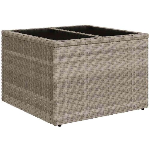 VidaXL 11-dijelni set vrtnih sofa poliratan s jastucima svijetlosivi Slike