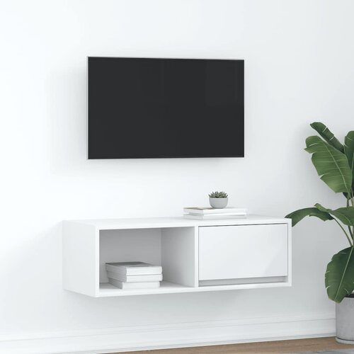 vidaXL TV ormarić bijeli 80x31x25,5 cm od konstruiranog drva Cijene