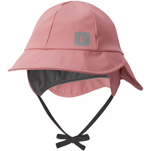 Reima Otroški dežni klobuk roza barva