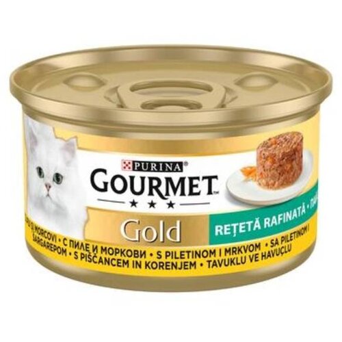 Gourmet Gold Piletina-Sargarepa U Sosu 85g Slike