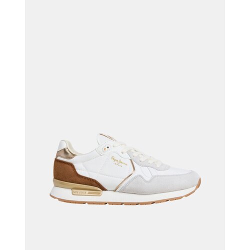 PepeJeans Modne superge PLS400043 BRIT ELITE W Bela Slike