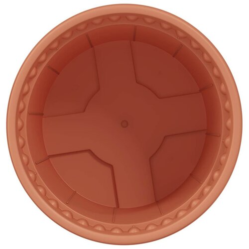  Okrugla saksija za cveće 24 pcs Crvena cigla &amp;Oslash; 15 x 12 cm Slike