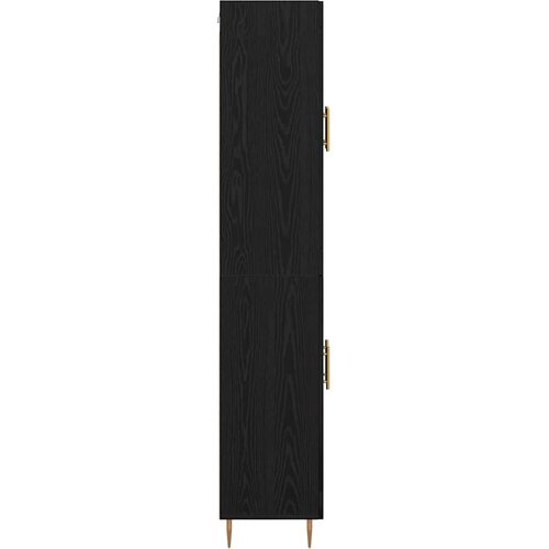  Highboard 2 kom. Crni hrast 69,5 x 34 x 180 cm Slike