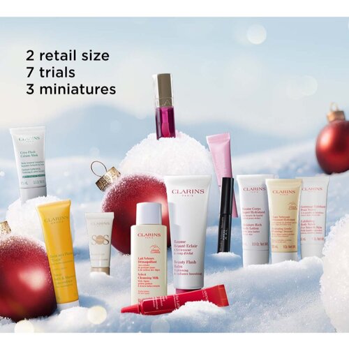 Clarins Advent Calendar 12 Holiday Season adventski kalendar Slike