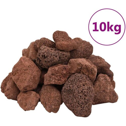  Vulkanski kamen 10 kg rdeč 5-8 cm, (21063944) Slike