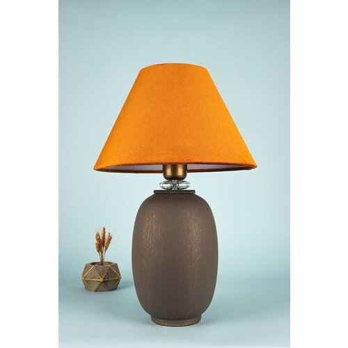 Opviq Stona lampa BK022, Ø30,15 cm, IP20, Sivo-narandžasta Cene