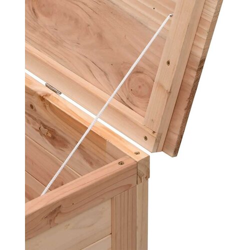 vidaXL zunanja škatla za blazine 99x50x56,5 cm trden les jelke Cene