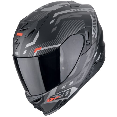 Scorpion kaciga Exo-520 evo air ranka matt black-silver-red Slike