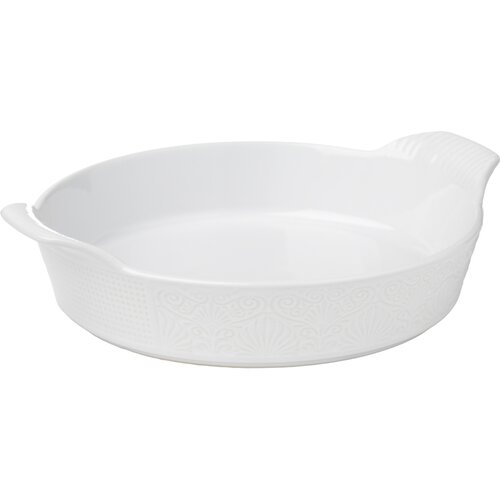 Evviva pekač Miba 28cm, okrogel, bel, keramika Cene