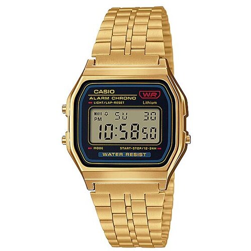 Casio Ženski sat A159WGEA-1, Zlatna boja Slike
