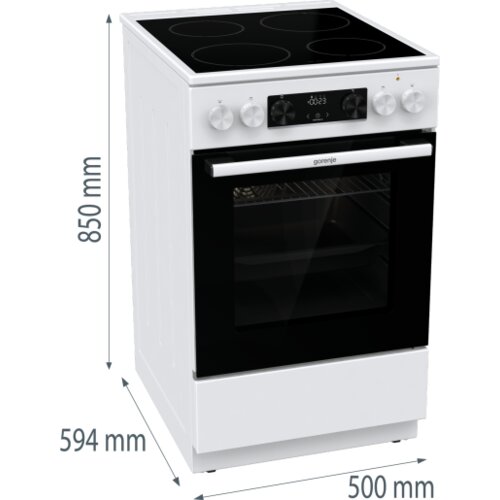 Gorenje Steklokeramični &amp;scaron;tedilnik GEC5C61WG Slike
