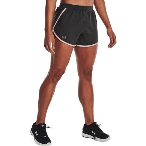 Under Armour Ženske kratke hlače UA Fly By 2.0 Short 1350196-024, crno-roze Slike