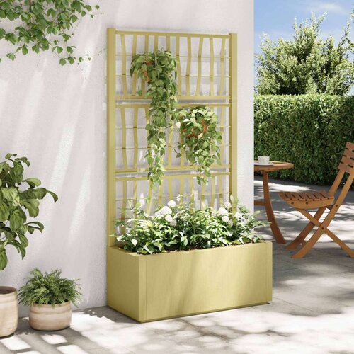  Vrtni saksija s rešetkom Zelena 80 x 36 x 140 cm PP - Zelena 80 x 36 x 140 cm Cene