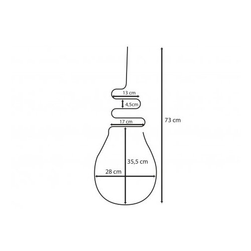 Opviq zidna led dekoracija bulb light medium yellow Slike