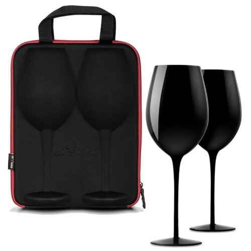 Etui Futrola s čašama za vino diVinto - crna Cijene
