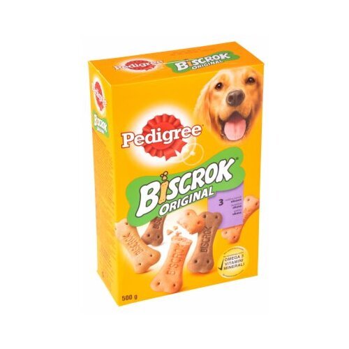 Pedigree biscrok original hrana za pse 500g Slike