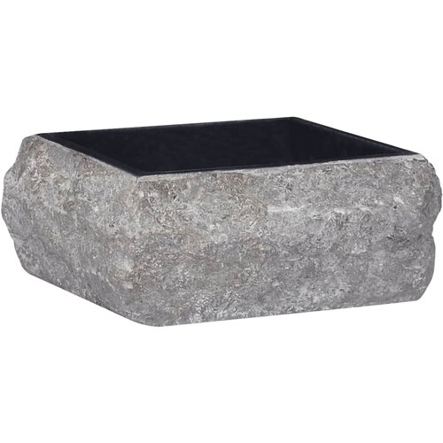 VidaXL Umivaonik crni 30 x 30 x 13 cm mramorni Slike