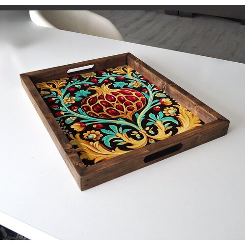 Aberto Design Poslužavnik REF035 48 x 38 x 4 cm, Šareni Cene
