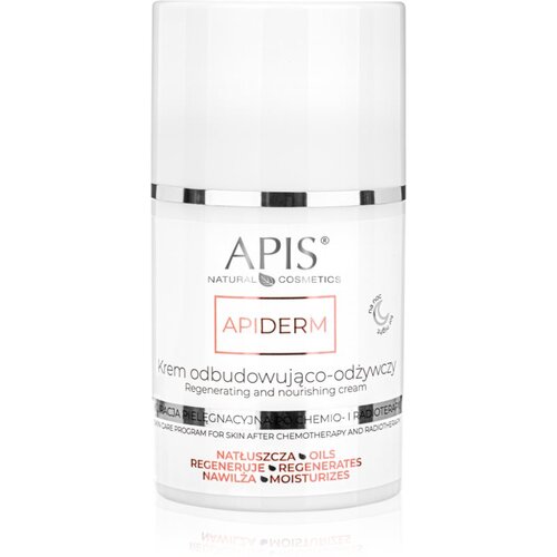 Apis Natural Cosmetics Apiderm nočna regeneracijska krema s hranilnim učinkom 50 ml Cene