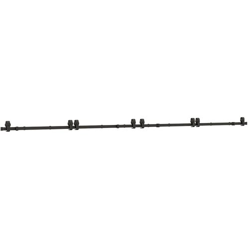  Pribor za klizna vrata 366 cm čelični crni Slike