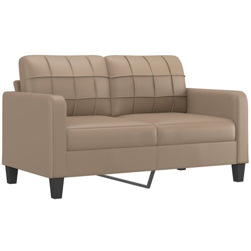Maison Chic Dvosed kavč - Sofa - Kanape kapučino barve 140 cm umetno usnje, (21727200) Cene