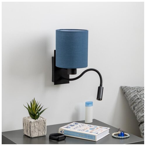  Brilagi - LED zidna lampa NUBILA 1xE27/25W/230V+ LED/3W crna/tamno plava Cene