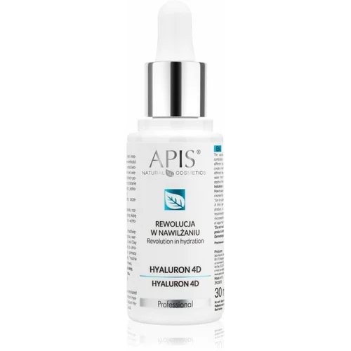 Apis Natural Cosmetics Revolution In Hydration Hyaluron 4D hijaluronski serum za dehidrirano suho lice 30 ml