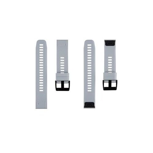 Nillkin Silikonski pa&amp;scaron;ček za uro 22 mm - Quick Fit - Fenix 5 / 6 - siv Slike