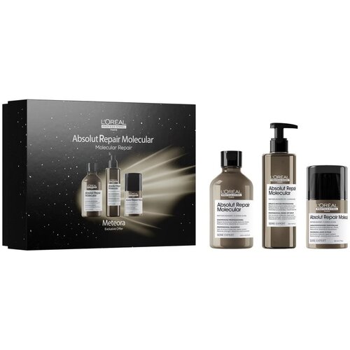 L&amp;acute;Or&amp;eacute;al Paris Serie Expert Absolut Repair Molecular darilni set za po&amp;scaron;kodovane lase Slike