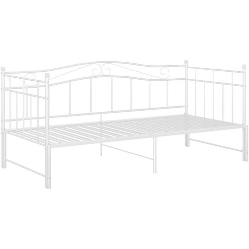 VidaXL okvir za krevet na razvlačenje bijeli metalni 90 x 200 cm Slike