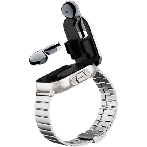 INF 2-v-1 TWS pametna ura z etuijem, 2.01 inch TFT, Bluetooth 5.3 Silver, (5000306723) Cene