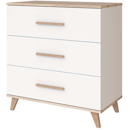 Faktum flip komoda s 3 ladice, White-Oak Cijene