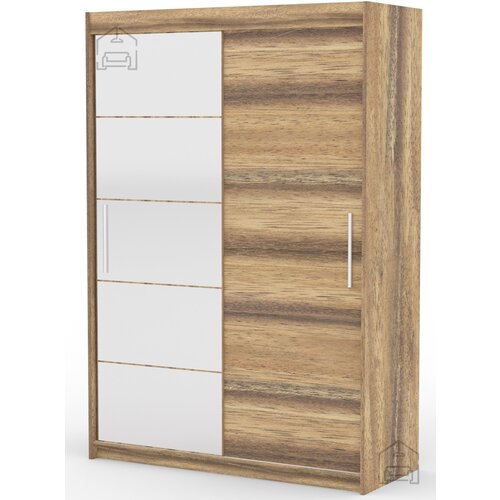 ADRK Furniture Garderobna omara z drsnimi vrati Esti - 150 cm - murano Cene