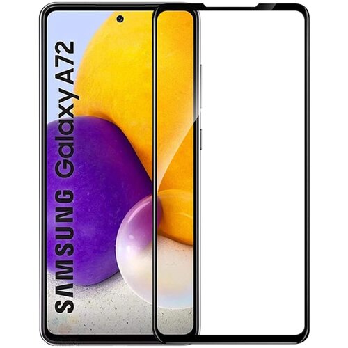 Evelatus Full Cover 2.5D Glass za Samung Galaxy A72 4G (A725F) Anti-Static / Japan Glue Black, (21206475) Cene
