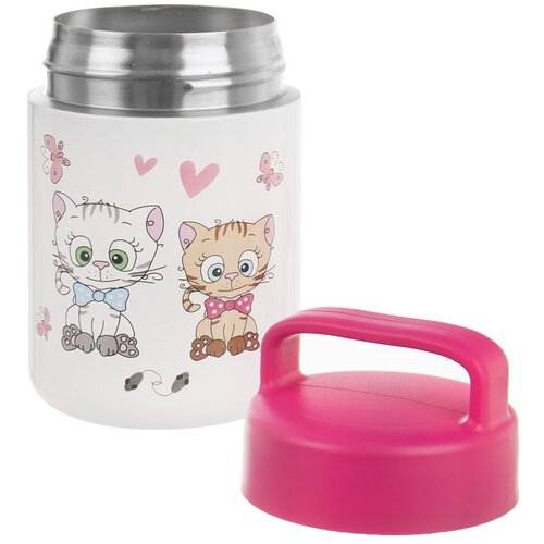 Orion Dječja termosica od nehrđajućeg čelika Kittens, 480 ml Slike