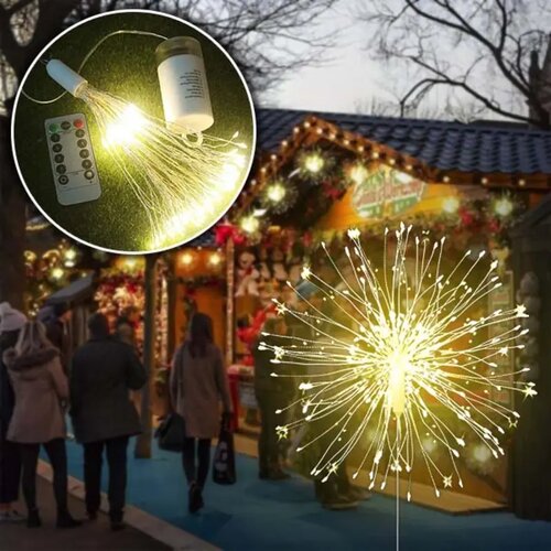  Vatromet LED dekoracija sa daljinskim upravljačem 120 lampica Cene