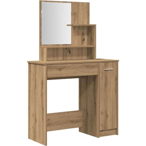 VidaXL Set toaletnog stolića Artisan hrast konstruirano drvo Slike