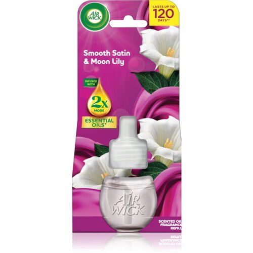 Air Wick Essential Oils Smooth Satin &amp;amp; Moon Lily punjenje za električni difuzor 19 ml Slike