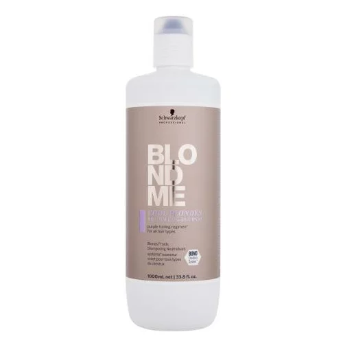 Schwarzkopf Professional Blond Me Cool Blondes Neutralizing Shampoo 1000 ml šampon plava kosa za ženske