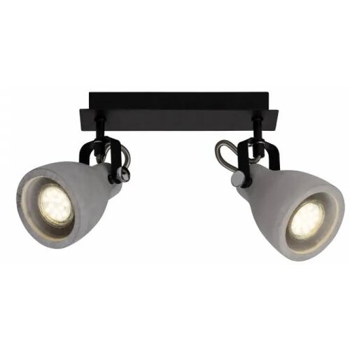 Brilliant betonska spot lampa thanos 2xGU10 Slike